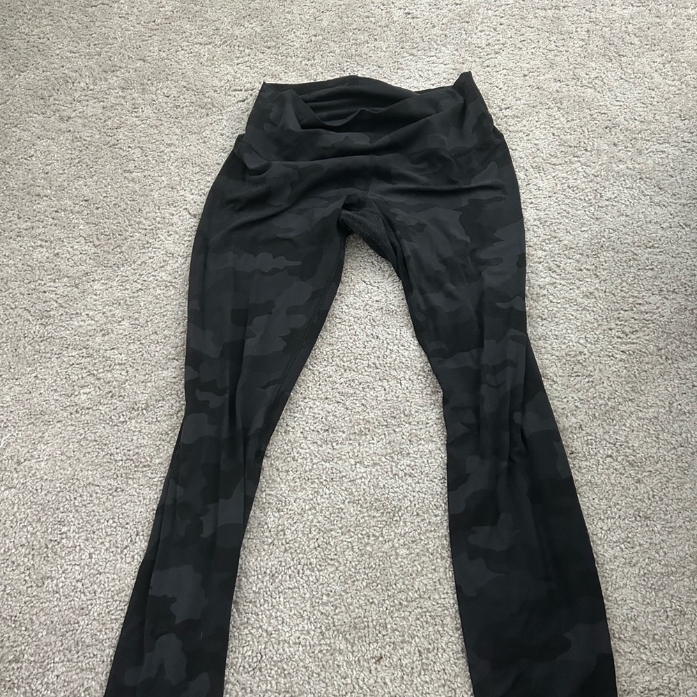 lululemon athletica Black Camo Leggings